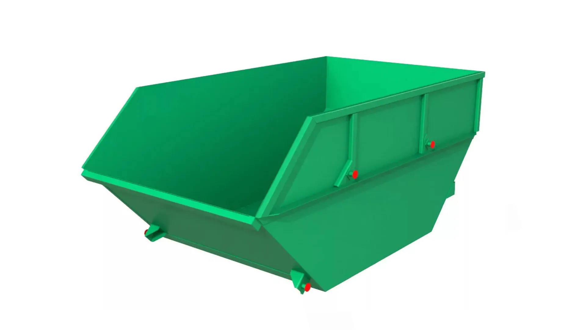 Бункер для мусора ТК закрытый сталь