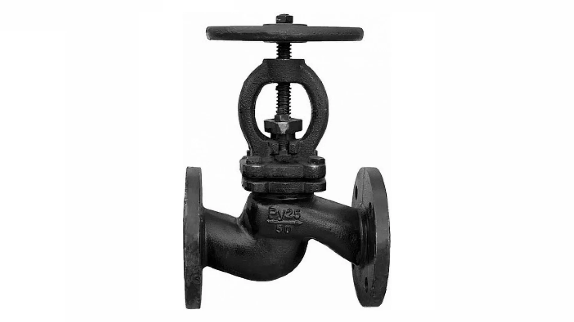 Вентиль чугунный 32 мм 15кч18п запорный Ру16  до +225 град вода, пар муфтовый