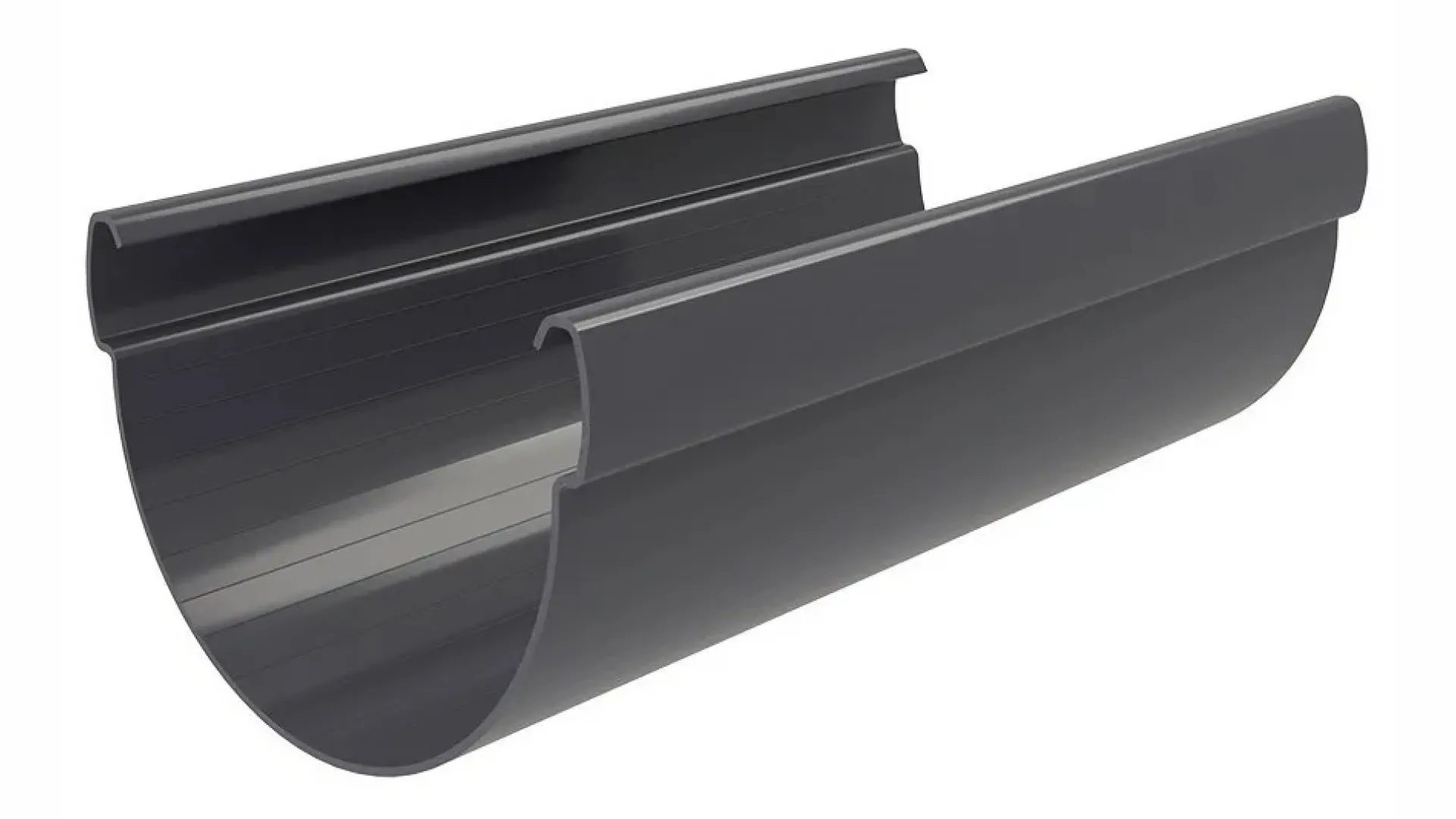 Желоб водосточный 3 м прямоугольный сталь RAL 6005